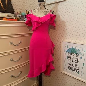 Gianni Bini Asymmetrical Pink Dress